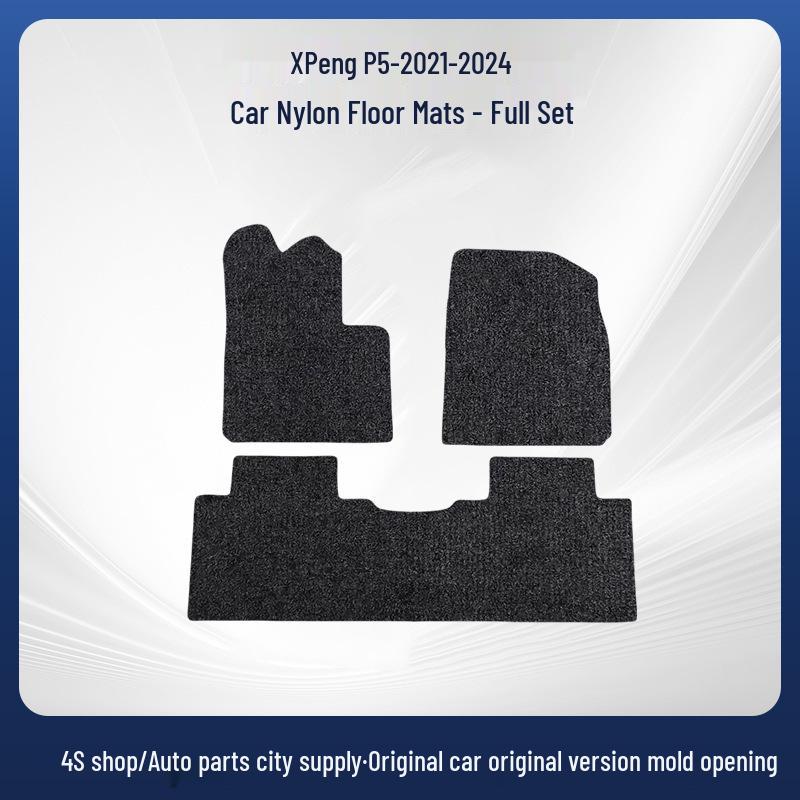 Exquisite Anti-Wrinkle Flocking Car Floor Mats for Xiaopeng P5-21-24 Models