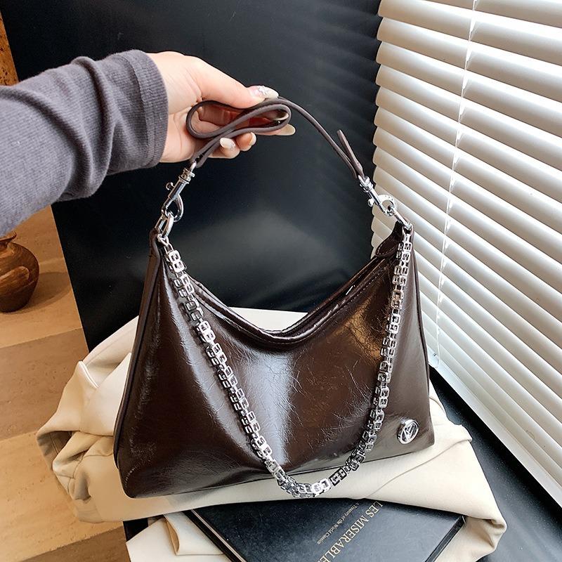 Premium Underarm Dumpling Bag Women's New Trendy Fashion Chain Shoulder Bag Casual Messenger Bag