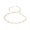 Set Collana, Bracciale, Cavigliera, Conchiglia d'Acqua Dolce & Choker Fatti a Mano Europei e Americani