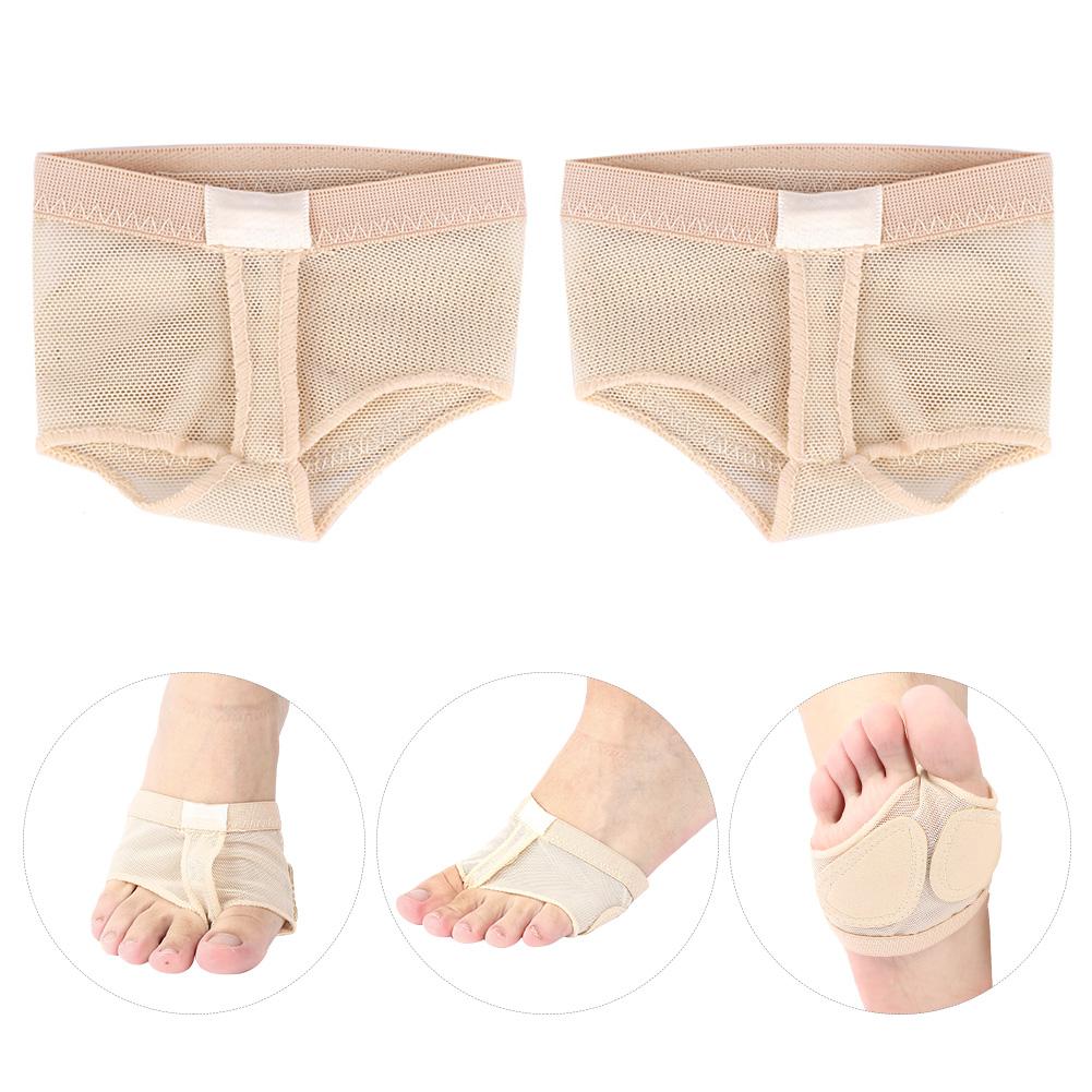 1 Pair Foot Thong Toe Paw Pad Ballet Dance Forefoot Half Protective Shoes (XL)