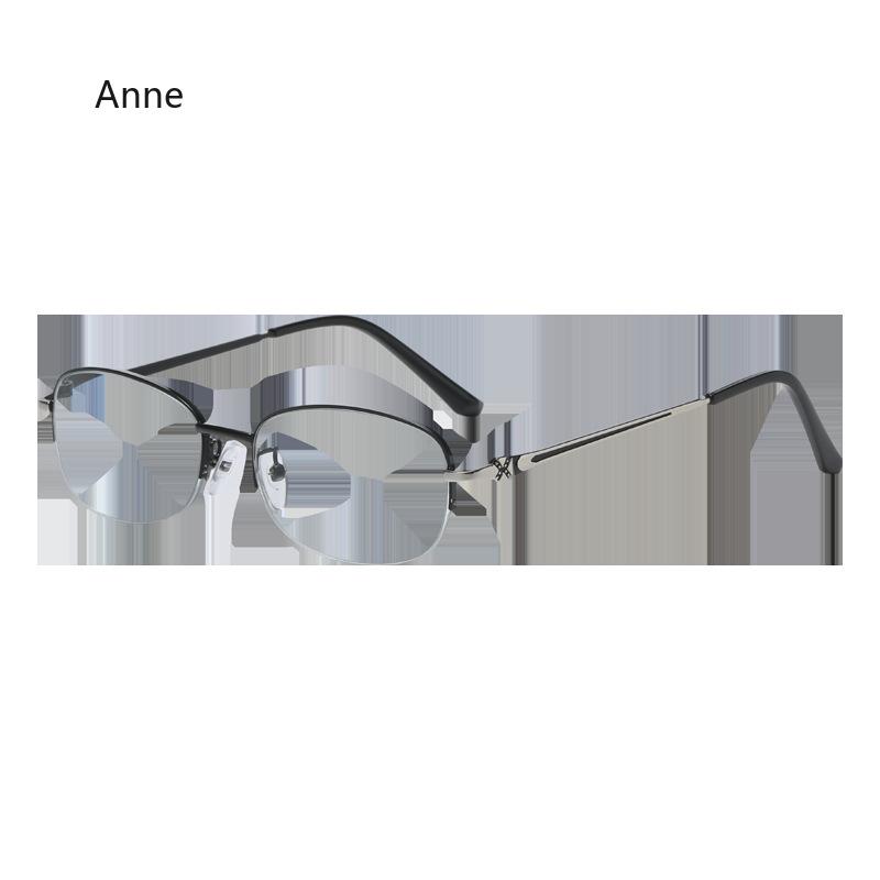 Fashionable Metal Half-frame Presbyopia Glasses Anti-blue Light HD Reading Glasses Women's Eyepieces Diopter To +4.0 óculos