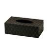 Tissue Box, with Waterproof Wear-Resistant Surface, Diamond Embossed Texture Compact Paper Holder for Office Bedroom