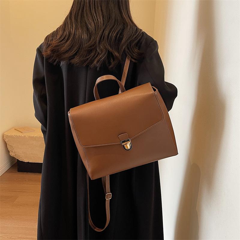 Premium sense backpack women's new large-capacity Japanese backpack trendy girl travel leisure niche backpack women