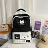 Schoolbag cute college schoolbag female niche design versatile Korean ins college style junior high school students lightweight backpack