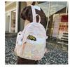 Cute Korean Style Nylon School Backpack For Girls Breathable And Lightweight Durable With High Color Value