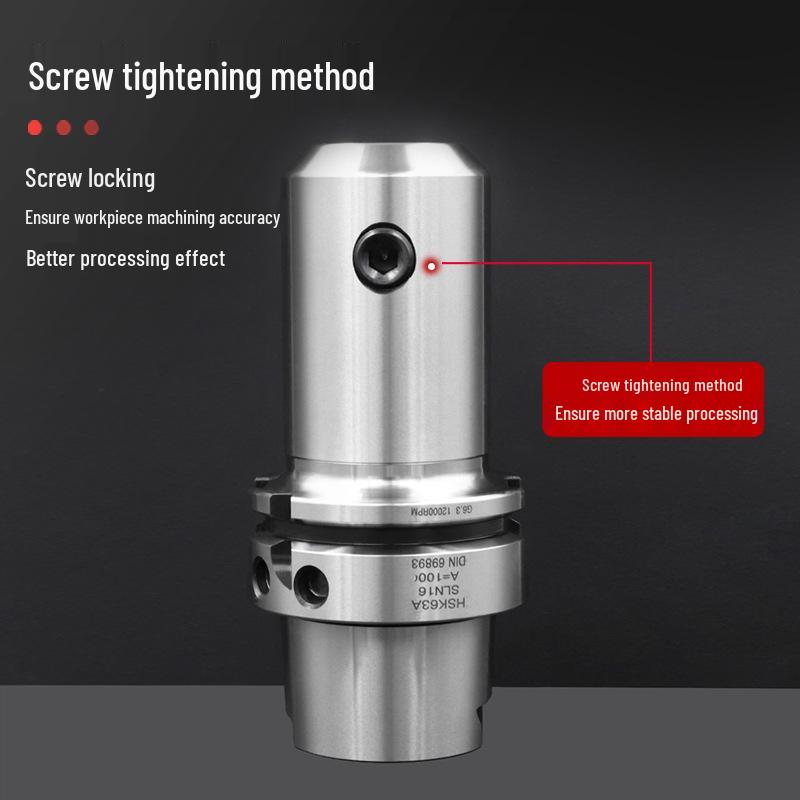 Precision CNC Tool Holder HSK63A-SLN2016SLA2532U for Machining Center Dynamic Balance