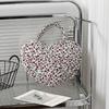 Floral Embroidery Cosmetic Bag With Large Capacity For Travel And Home Use