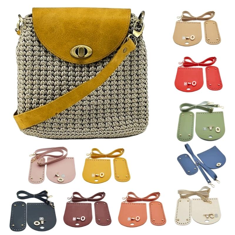 Verstelbare Riem PU Leer Tas Bodem Knutselbenodigdheden Voor Handgeweven Schoudertas DIY Crossbody Schoudertas Naaien