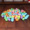 80 buc/pungă Ouă de Paște Strălucitoare Ouă colorate din spumă Ouă de pasăre Porumbel Artizanat DIY Decorațiuni de Paște Fericit Cadouri pentru Copii Accesorii pentru Decorarea Casei