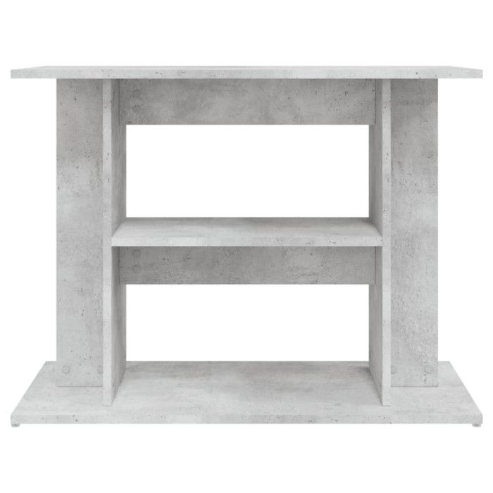 VidaXL Aquarium Stand Concrete Grey 80x35x60 Cm Engineered Wood 833579