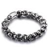 Gothic Vintage Punk Style Bracelet Personality Skull Stainless Steel Men's Bracelet Hip Hop Titanium Steel Bracelet