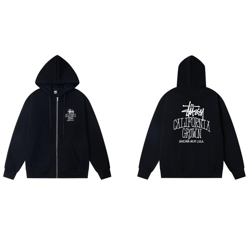 Sudadera con Aplicación Trasera SS23: Nuevo Gorro con Cremallera Retro de Alta Calle con Logo Bordado