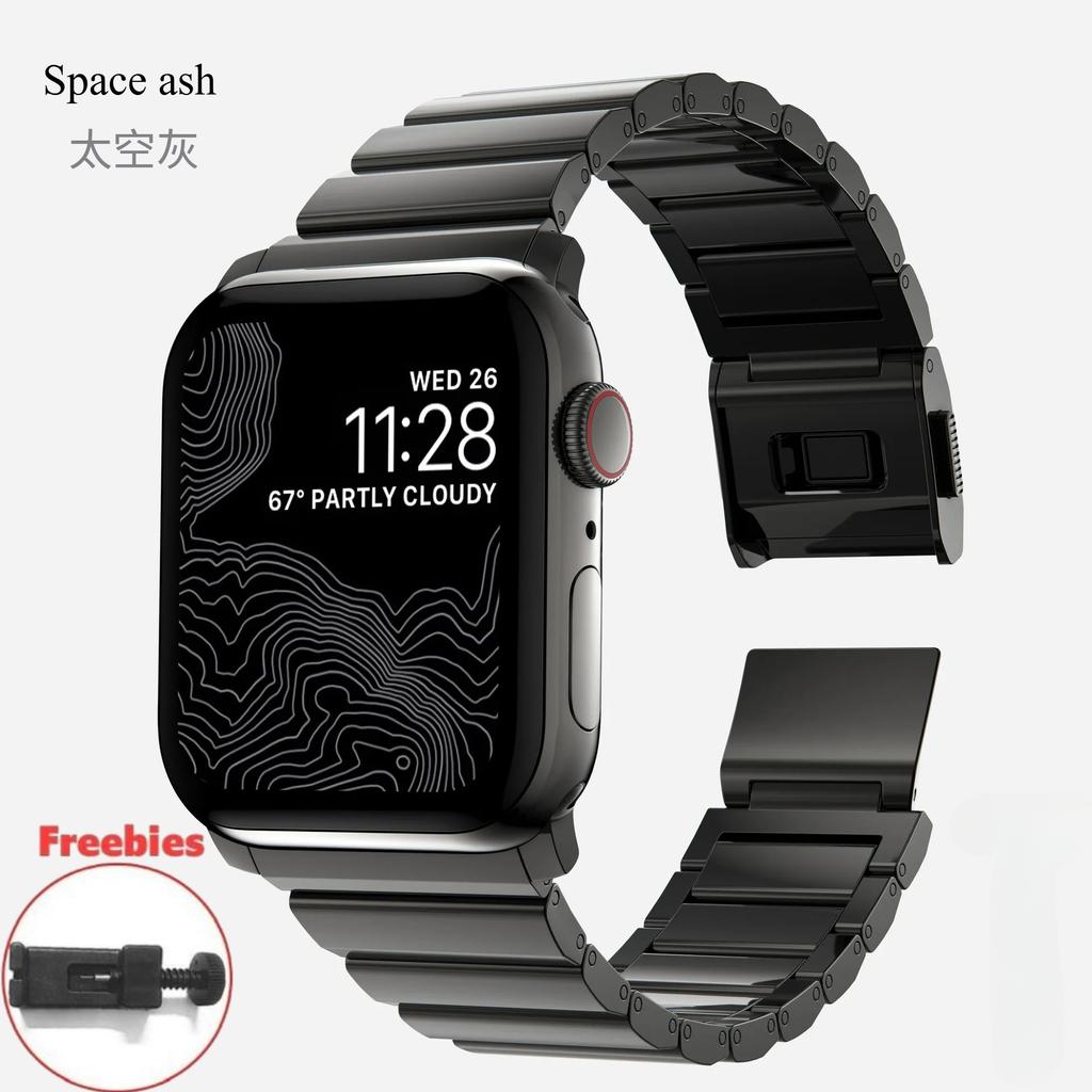Luxury Metal Bracelet For Apple Watch Series 10 46mm Ultra 2 49mm 45mm 44mm Stainless Steel Magnetic Band For iWatch 9 8 7 6 5 4