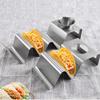 Chic Functional And Stainless Steel Taco Holder With Multiple Compartments For Ultimate Convenience