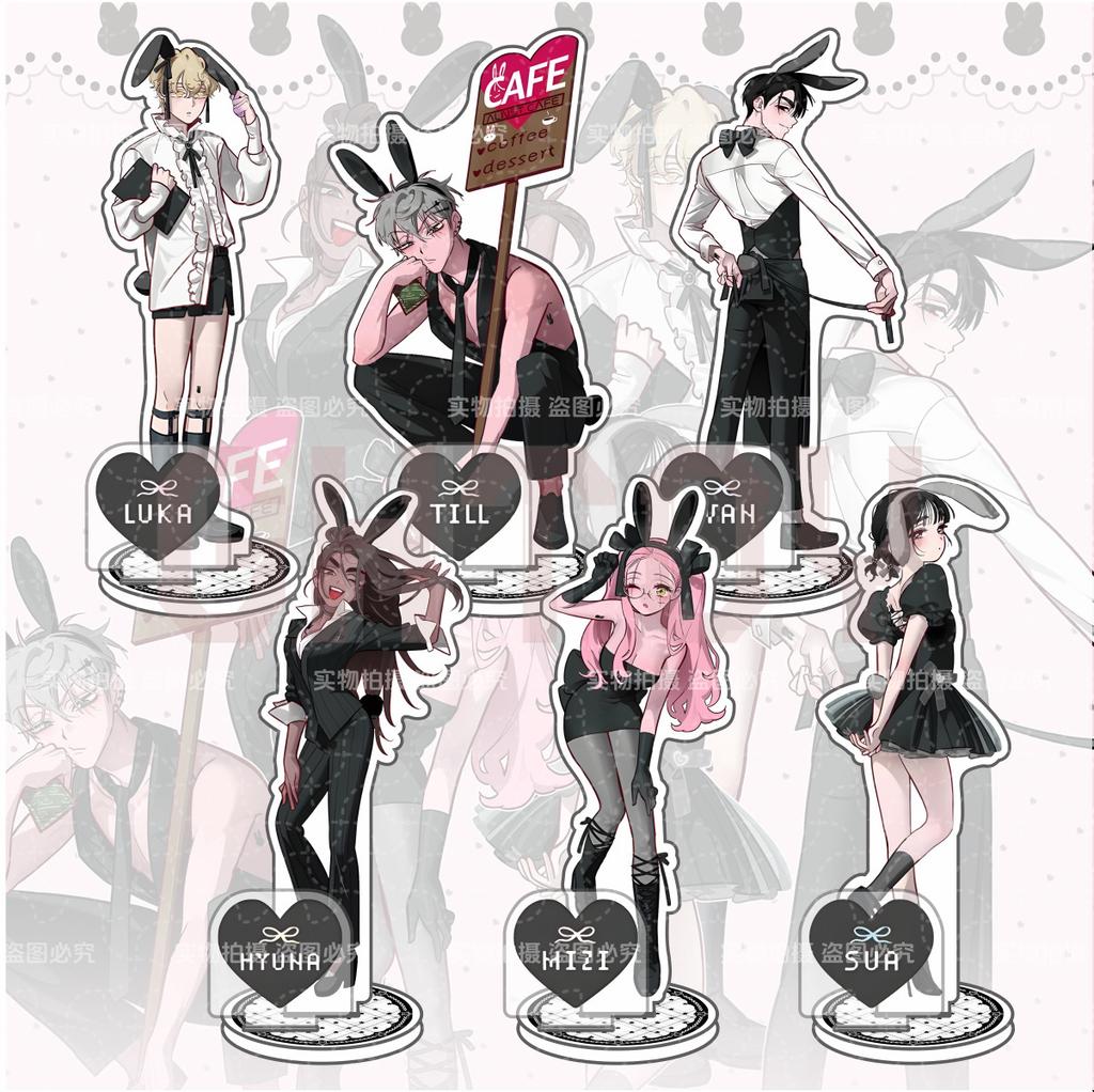 15cm/5.91in Alien Stage Acrylic Stand Anime Peripheral Till IVAN Desktop Display Ornaments Collection Birthday Gift for Girl Boy