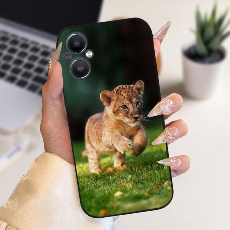 For Oppo Reno 7 8 Lite Reno7 Z 5G Case F21 Pro 5G CPH2341 Stylish Painted Cover Soft Silicone TPU Phone Cases For Oppo A96 5G