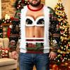 Men's Christmas Crewneck Sweatshirt, No Hood Casual Pullover for Holiday Winter Wear