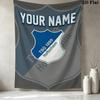 Benutzerdefinierter Name Tsg Hoffenheim Wandteppich Ästhetisches Wandbehang Gedruckte Stoffdecke Dekorative Wandteppiche für Schlafzimmer Wohnzimmer Heimdekoration