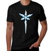(Blue Shadow) Killer Frost Snowflake Tshirt Basic Solid Tee For Daily Use