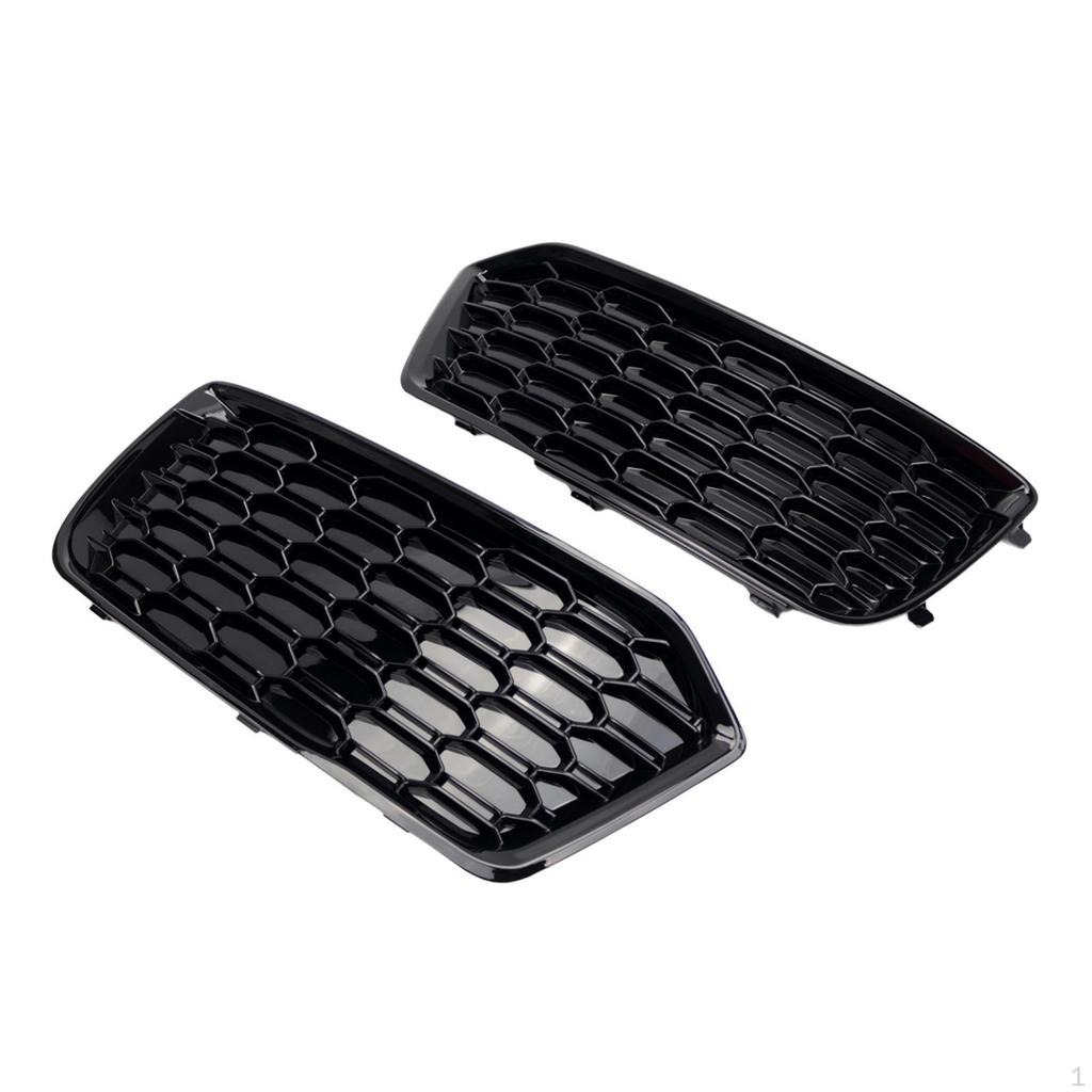 2 Pieces 80A807679D 80A807680D Repair Parts ,Black Assembly Direct Replaces Car Front Cover Side