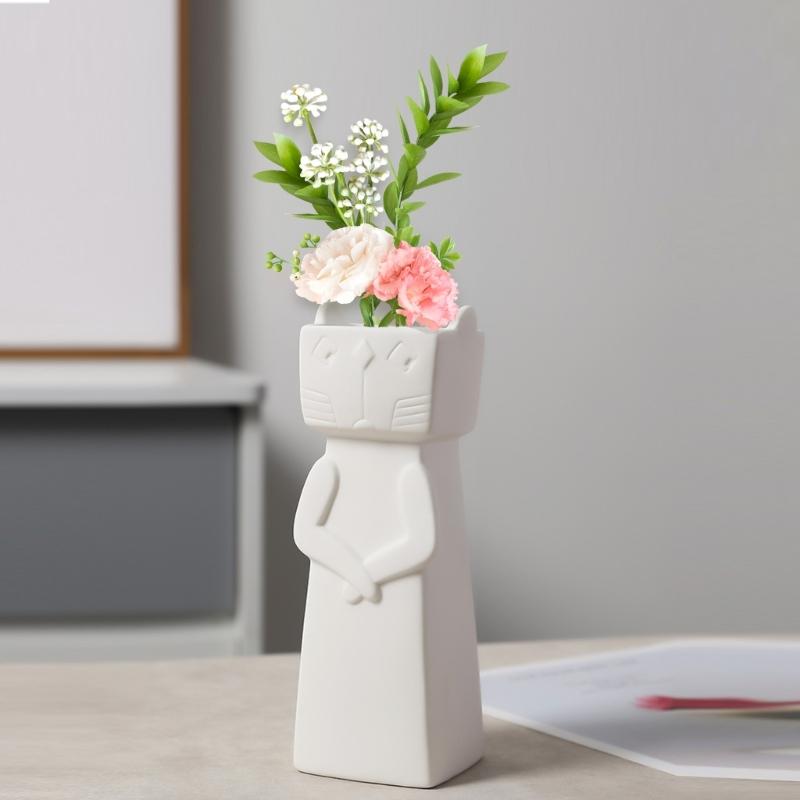 Unike silikonformer Silikonstøpeformer for håndverk Vaseformer Blomsterbeholderformer Epoksyharpiksformer Penneoppbevaringsformer