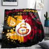 1pc Galatasaray Print Flannel Blanket, High Quality Comfortable for All Seasons, Home Decor, Warmth and Comfort, Perfect for Christmas Gifts56