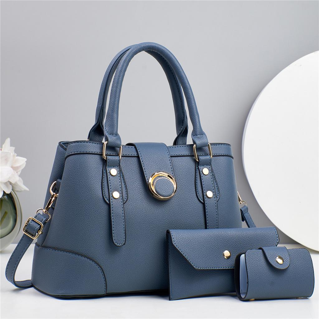 Mother and child bag Versatile messenger bag Handbag Shoulder bag Solid color women's bag