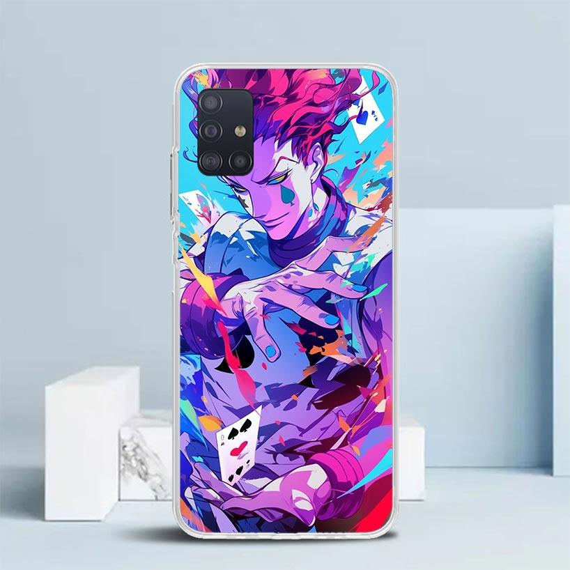 Huner X-Hunters Hisoka Phone Case For Samsung Galaxy A52 A32 A22 A12 A51 A50S A30S A10S Note 20 Ultra 10 S10 Plus A31 A20 A71 A7