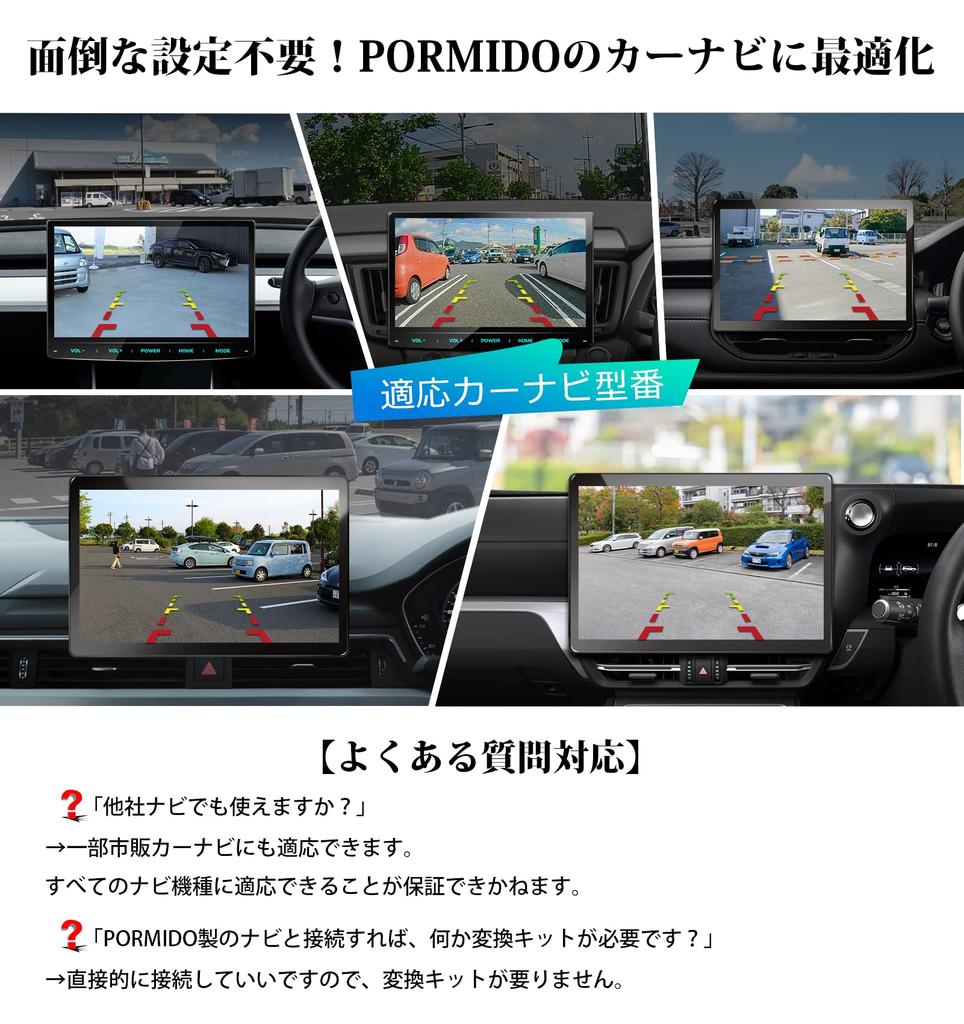 PORMIDOAUTO (2025 Neuestes AHD 1080P & 25Fps) Kleine Rückkamera, 2 Millionen Pixel, Minimum