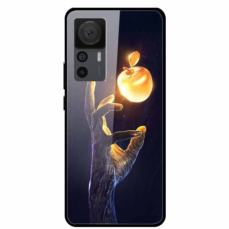 For Xiaomi 12T Cases 12T Pro Luxury Tempered Glass Hard Back Covers For Xiaomi 12T Pro Phone Cases Capa Fundas Xiaomi 12T Coques