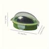 Avocado Keeper Container Round Fresh Storage Box for Half Avocado with Silicone Seal