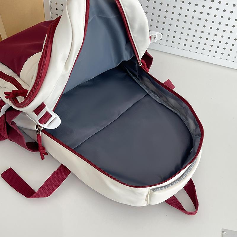 Schoolbag College Student School Bag Female Ins Large Capacity Lightweight Durable Backpack Elementary School Students Junior High School Students