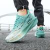 Mote Snøresko Løpesko Menn Kvinner Demping Joggesko Trening Sportssko Sklisikre Tykksålede Trenere Pustende