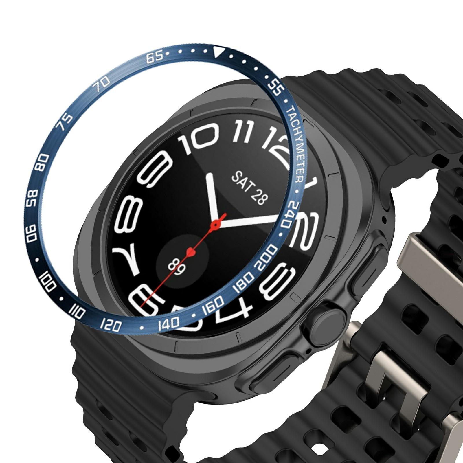 

Type E for Samsung Galaxy Watch7 44mm Bezel Ring Metal Bezel Styling Dial Circle B