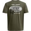 Under Armour X Grounds Collaboration Round Neck Training Short Sleeve T-Shirt Men T-Shirts Dark-Green 1387718-390