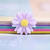 8mm & 13mm Beautifully Colored Flatback Daisy Flower Resin Cabochon Artificial Style for Earring Making or Souvenir Use