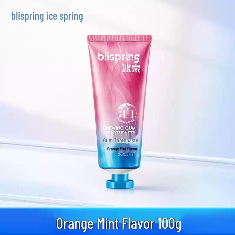 Bingquan Refreshing White Toothpaste with Peach & Bubblegum Flavor