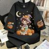Sommer Baumwolle Mädchen T-Shirt mit Faux-Stickerei-Print - Lustiger Schulstil, Unisex, Kurzarm