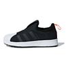 adidas Originals Superstar 360 Zapatillas de Skate Cómodas Antideslizantes Duraderas de Caña Baja Zapatillas para Niños Negro Blanco B22503