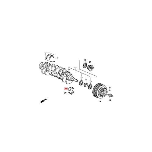 

HONDA Genuine Parts Bearing B Main (Black) Civic GX Part Number 13322-P2F-A01