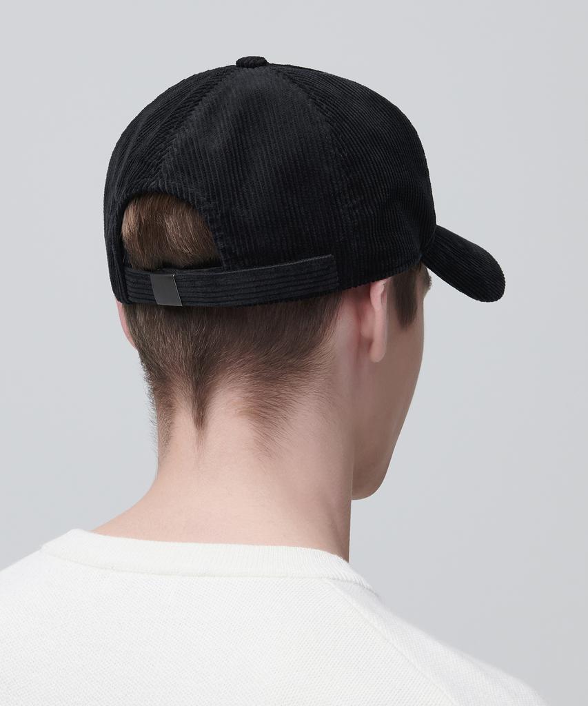 MUSINSA STANDARD Oversized Corduroy Ball Cap [Black]