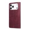 For iPhone 17 Pro Case RFID Blocking PU Leather Phone Wallet Cover