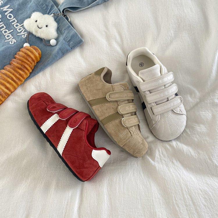 Retro Velcro platform German training shoes art board shoes autumn niche with skirt