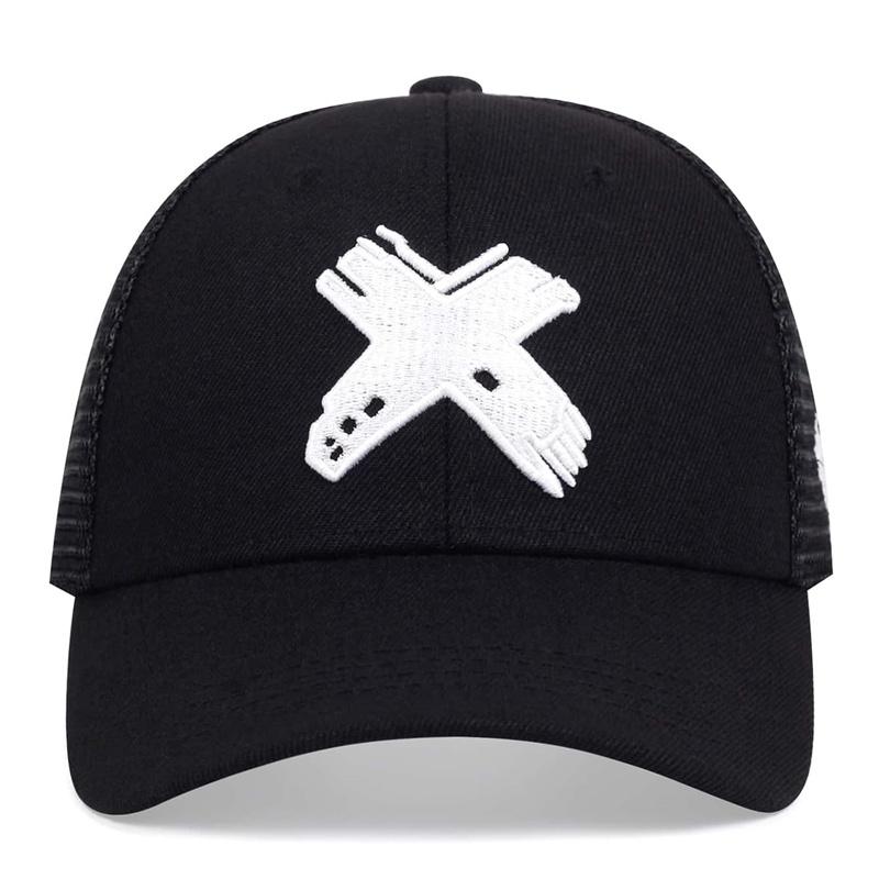 Sommer Männer Mesh Baseballkappe Outdoor Sport X Buchstabe Snapback Hut Für Frauen Unisex Atmungsaktive Kappen Hip Hop Trucker Hüte
