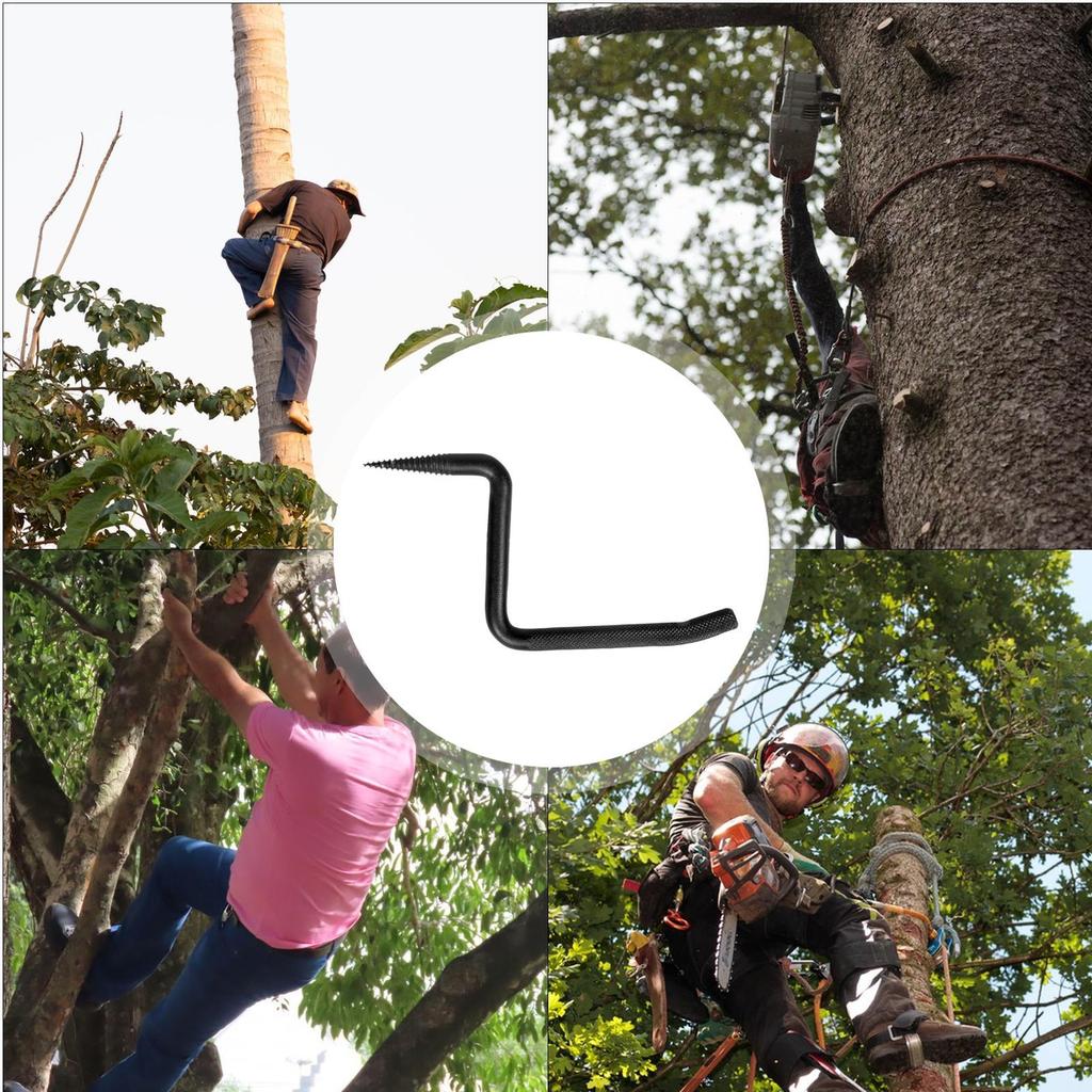 Tree Stand Steps 20.7cm/8.15 inches Climbing Tree Stand 705lbs Self-Tapping Screw Mount Slip-Resistant Climbing Tree Stand For