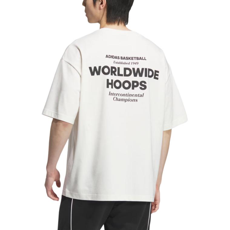 Adidas Basketball Ss25 Intercon T-Shirt Casual Round Neck Comfortable Short Sleeve T-Shirt Unisex Tops KD4292