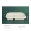 Xinran Disposable 4-Compartment Corn Starch Lunch Box