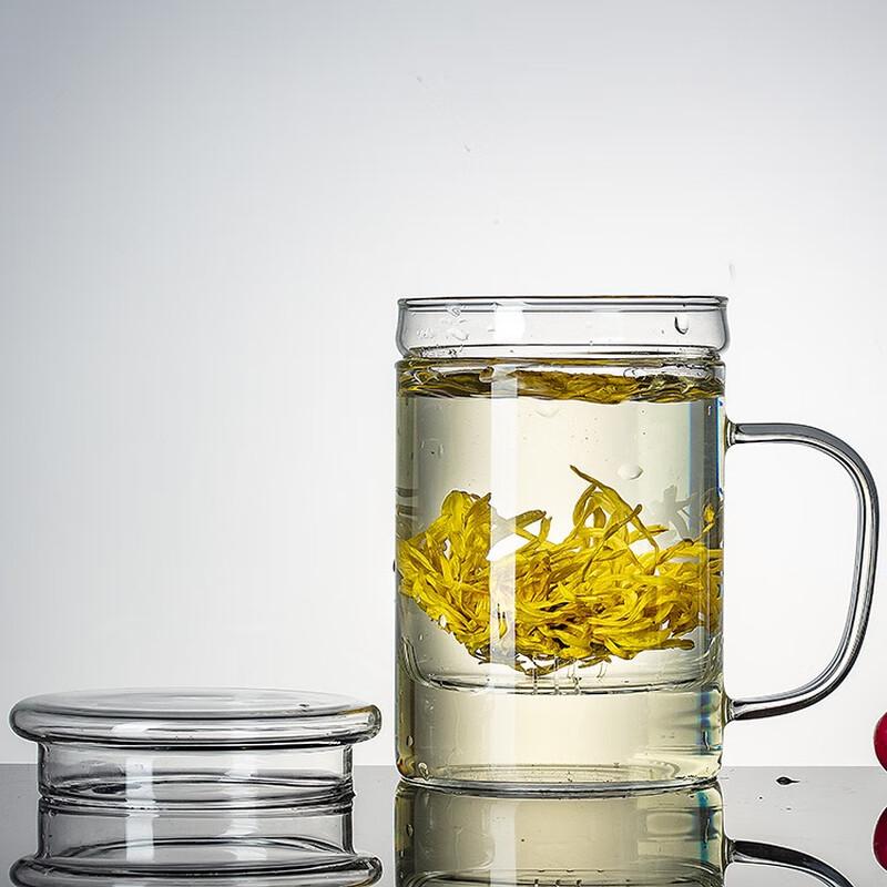 MOZHOU Heat-Resistant Borosilicate Glass Tea Cup