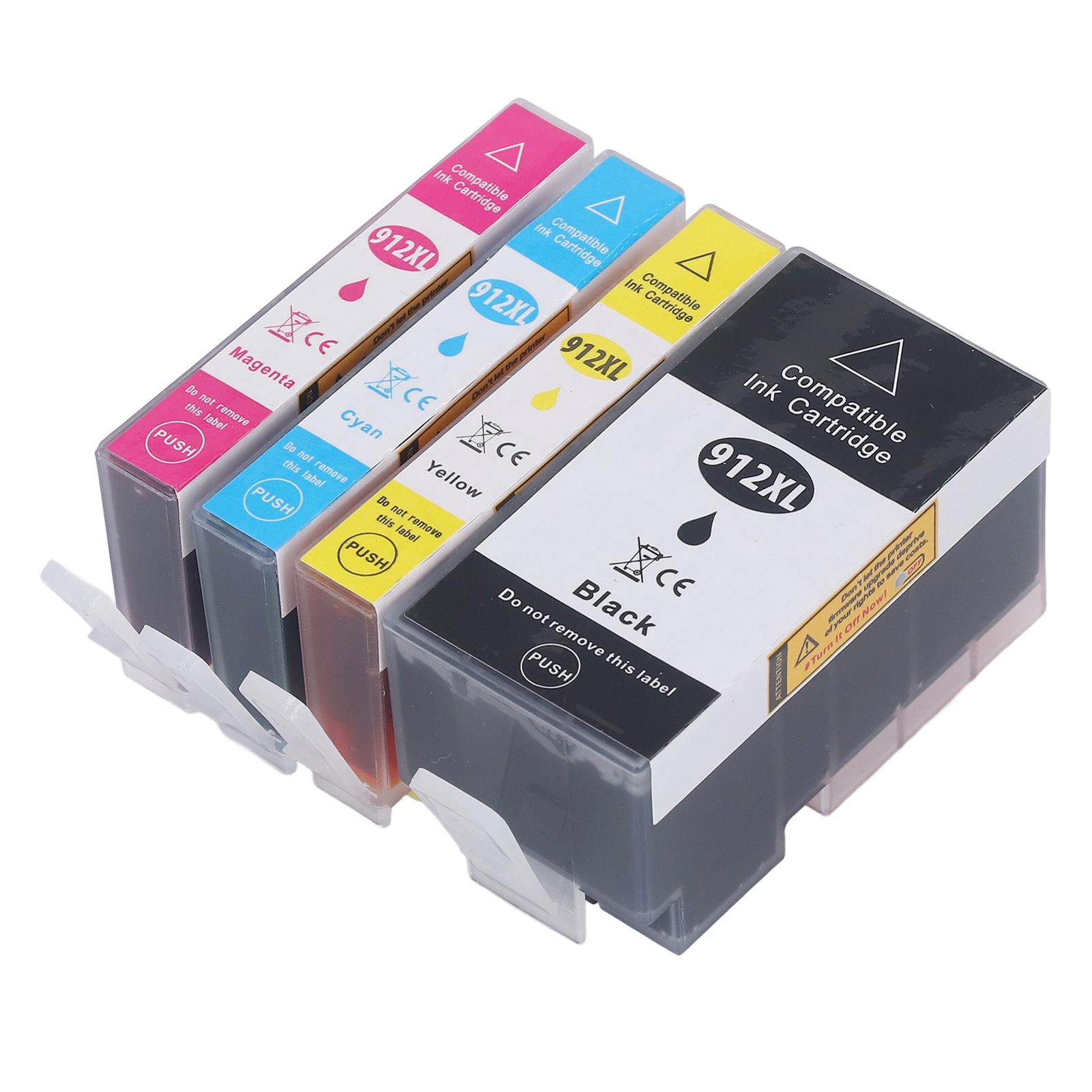 

Printer Ink Cartridge Printer Clear Printing BK C M Y Ink Cartridge Replacement for OfficeJet 8010