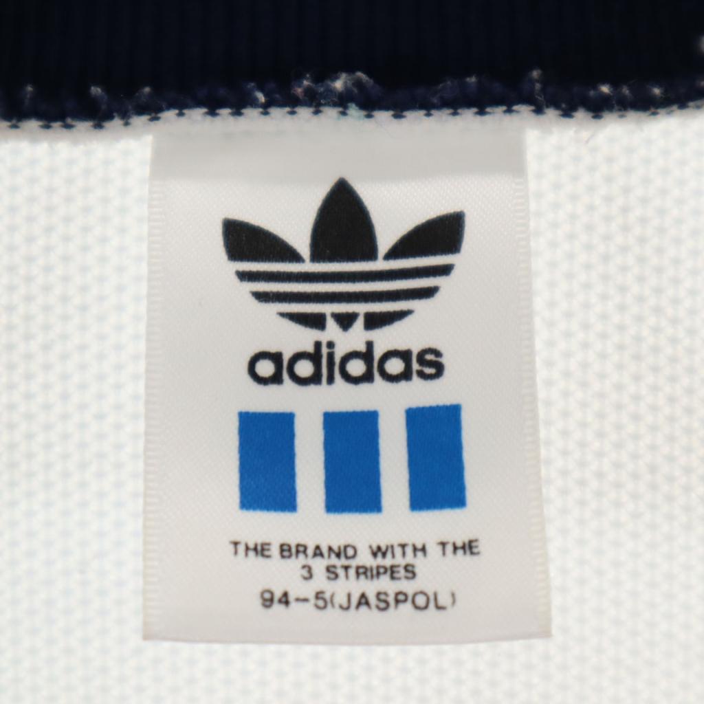 Adidas 80. léta Stará tepláková bunda L Námořnická modř Descente dres Pánská Použitá